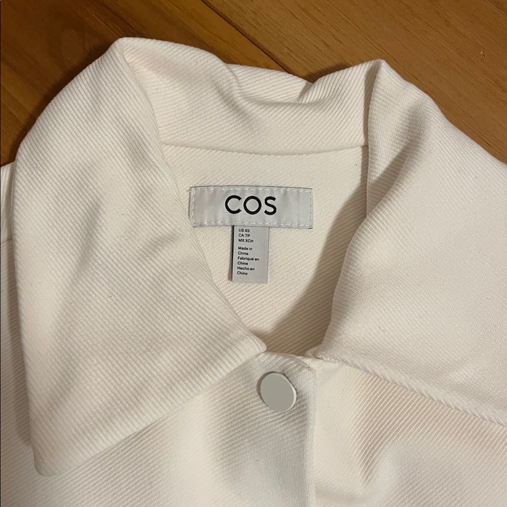 COS Stretch Twill Shirt Jacket - Picture 2 of 13